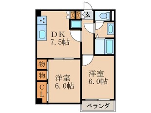 セント・アミュ－の物件間取画像